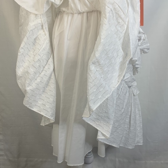 LDT Celia White Eyelet Tiered Mini Dress- NWT - Picture 12 of 15